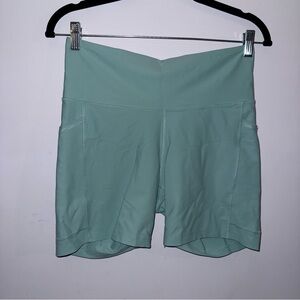 Old Navy Active Powersoft high rise bike shorts size large blue